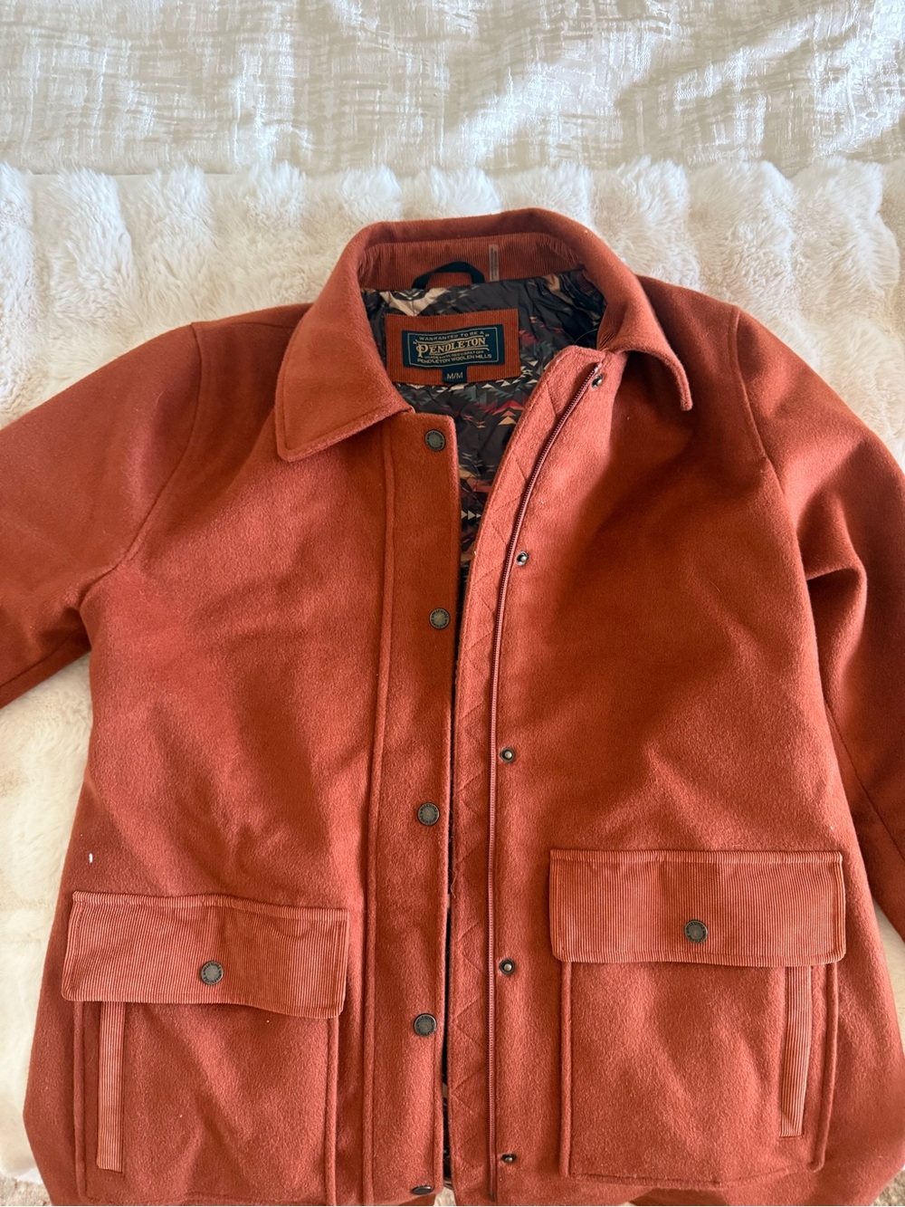 Maple Creek Club Collar Wool Blend Coat